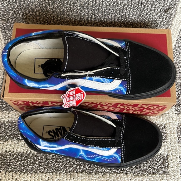Vans Old Skool Lightning Black/Blue WMNS - Picture 3 of 16
